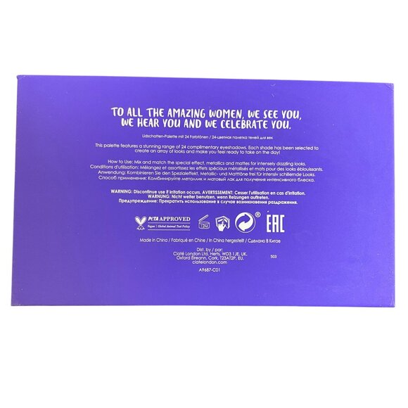 Ciaté London "I Am A Woman Whats Your Super Power?" Vol. 2 Eyeshadow Palette 24 - Picture 4 of 6